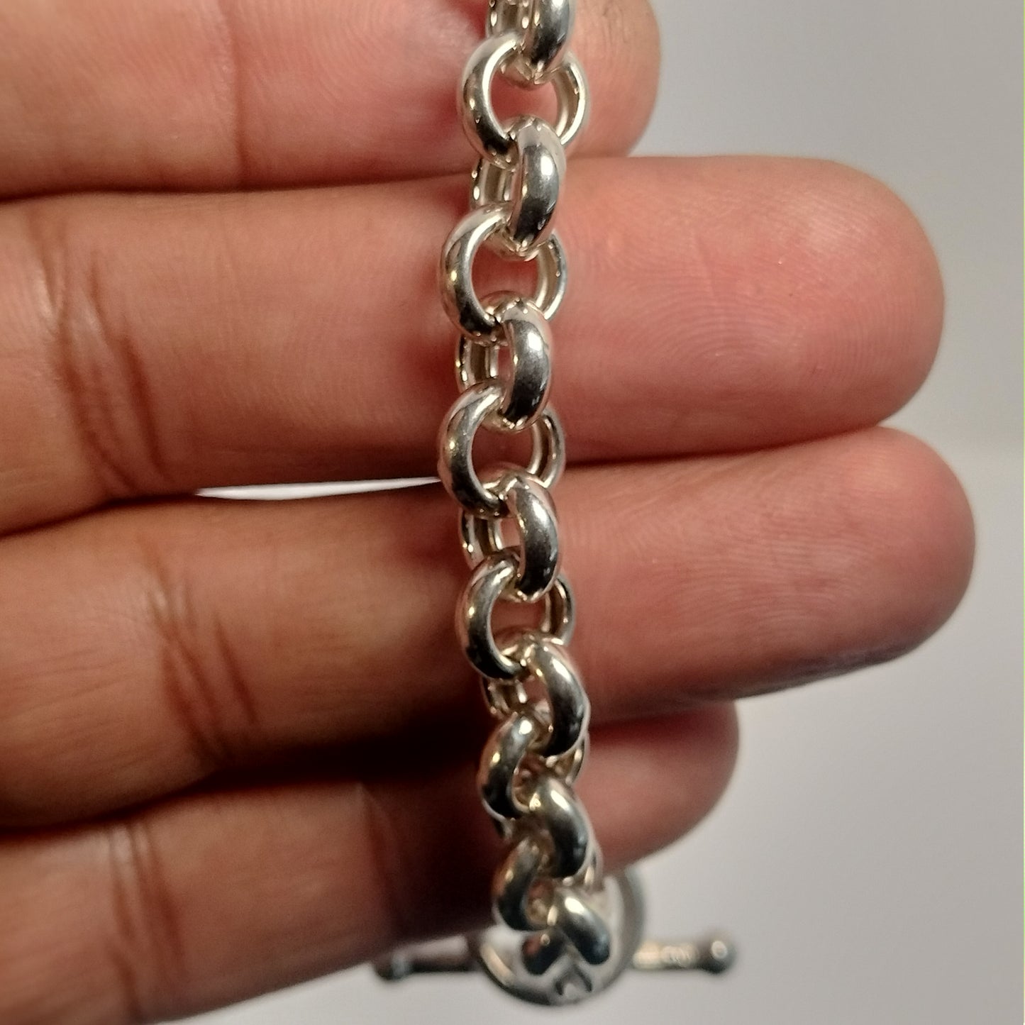 Sterling Silver Toggle Bracelet