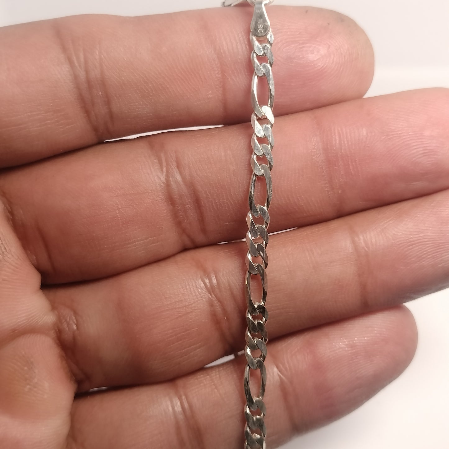 Sterling Silver Figaro Bracelet