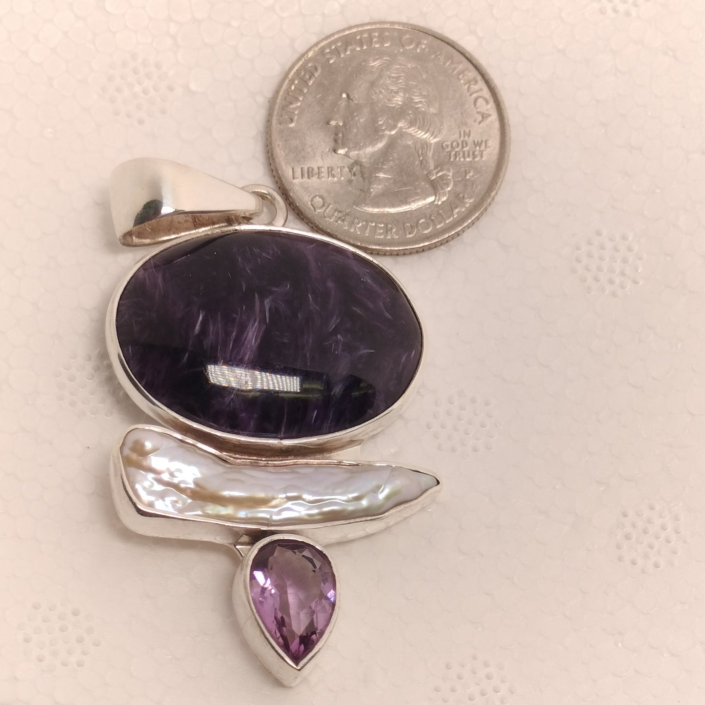 Sterling Silver Gemstone Pendant