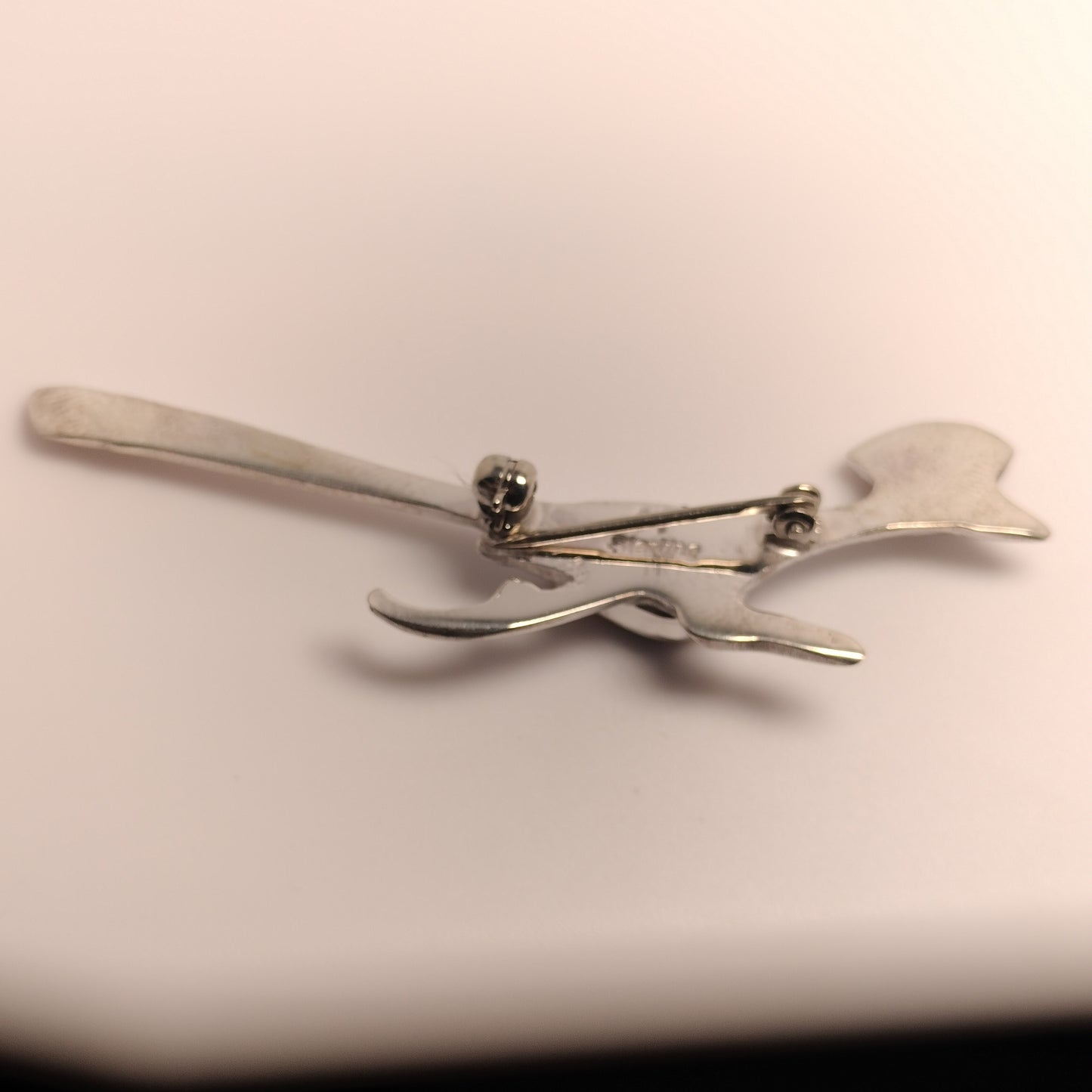 Sterling Silver Roadrunner Pin