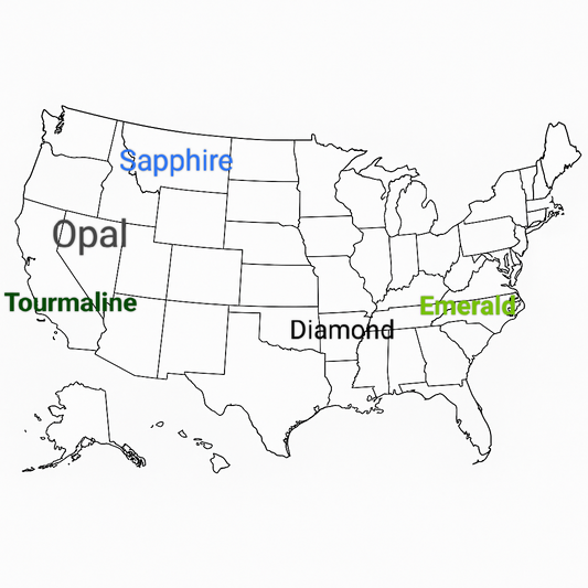 Where Diamonds and Gemstones Are Mined in the United States
