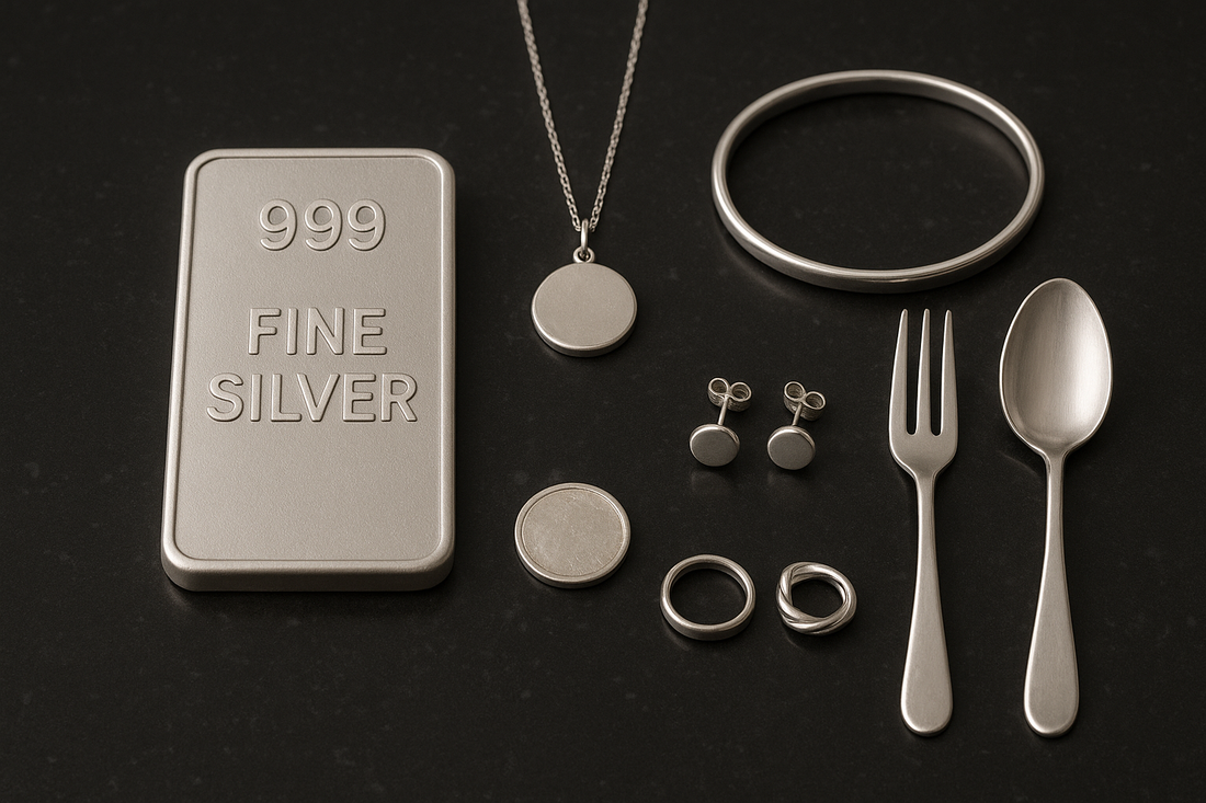 Fine Silver vs. Sterling Silver: What’s the Difference?