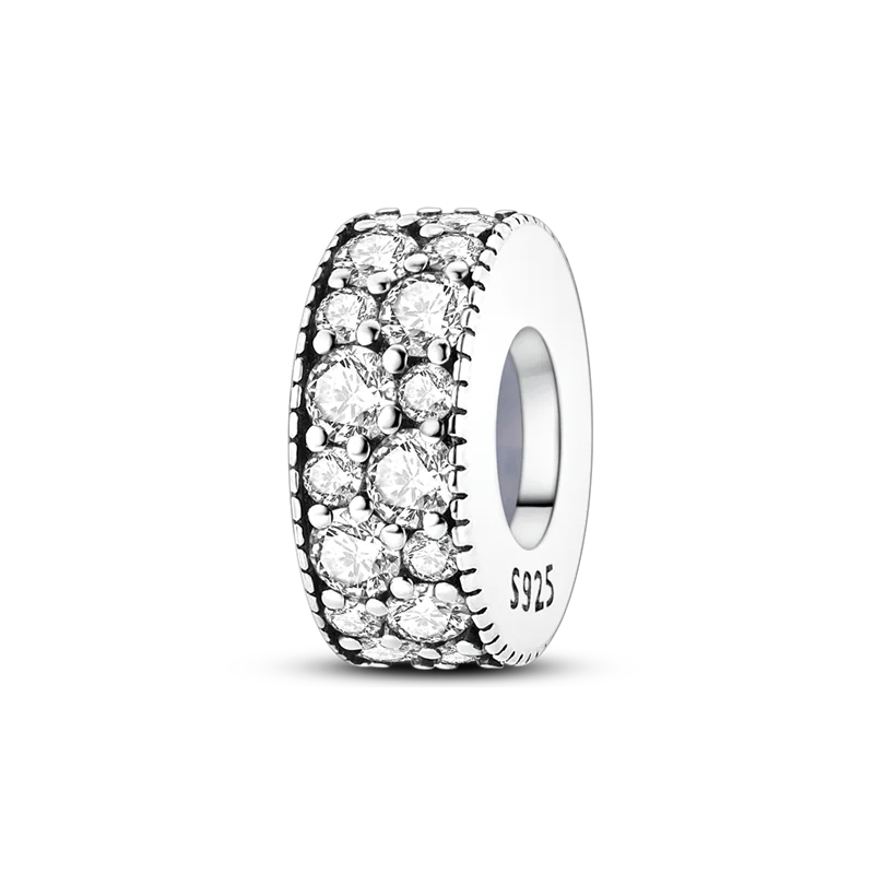 100% 925 Sterling Silver Rainbow Zircon Colorful Butterfly Dragon Shaped Silicone Stopper Charms Beads Fit DIY Bracelets Jewelry