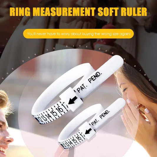 Ring Ruler Measurer Finger Coil Ring Sizing Tool UK Size US Size Measurements Ring Sizer Accessory Insert Guard Tightener Tools