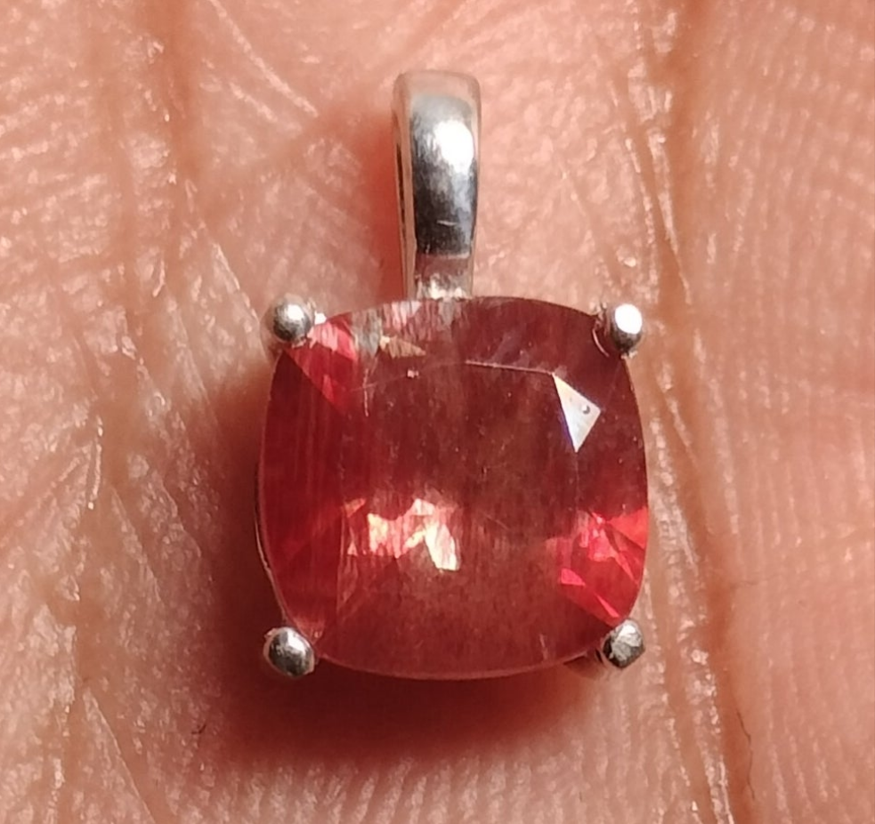 Sterling Silver Andesine Pendant