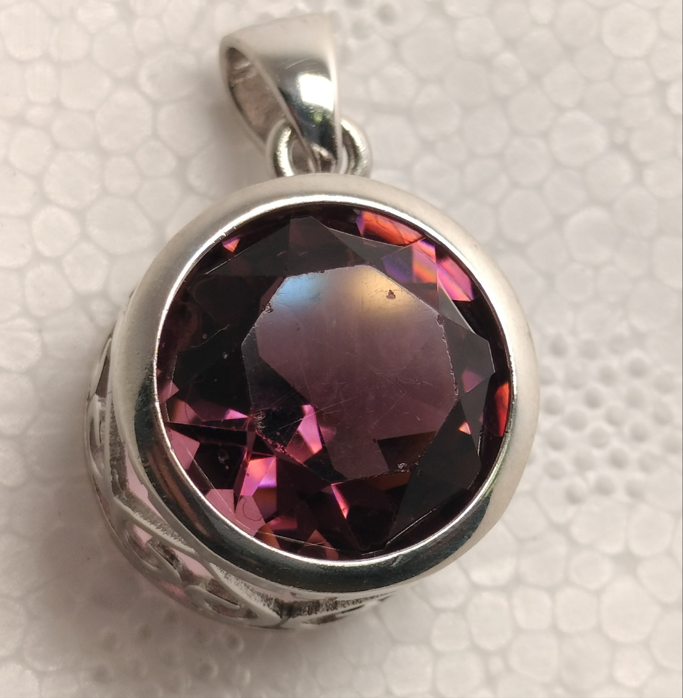 Sterling Silver Amethyst Pendant