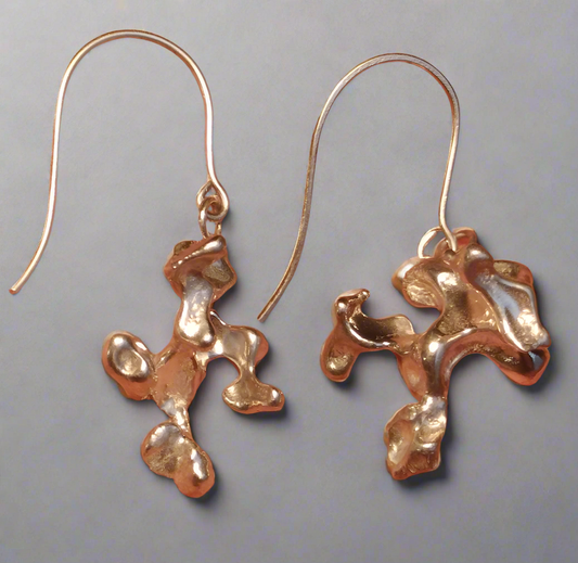 Sterling Silver Freeform Earrings