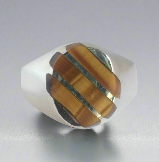 Sterling Silver Tigereye Ring