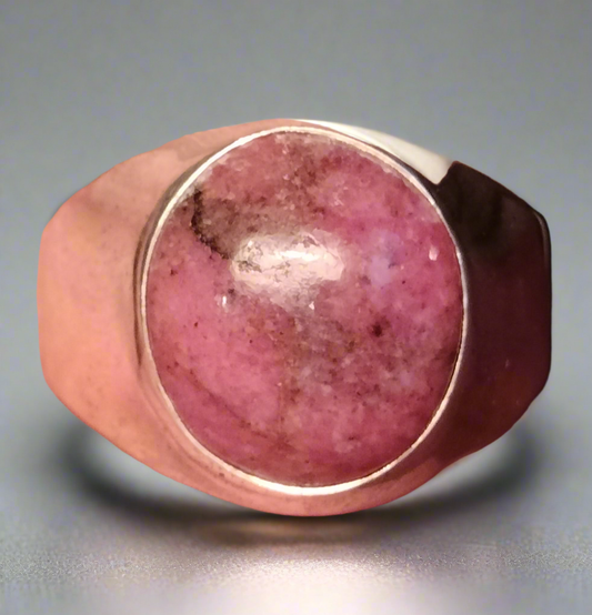 Sterling Silver Rhodonite Ring