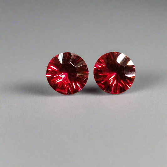 3.76 Carat Natural Garnet Gemstone Matched Pair