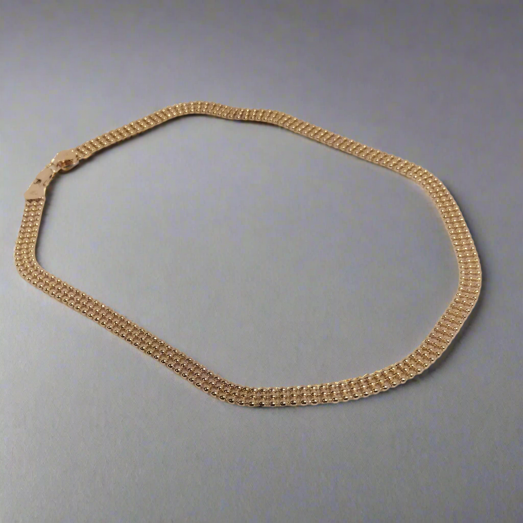 Sterling Silver Bead Necklace