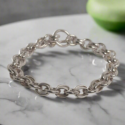 Sterling Silver Toggle Bracelet