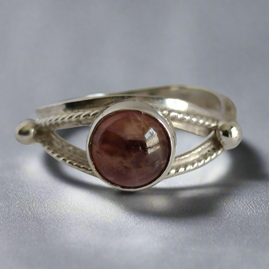Sterling Silver Sunstone Ring