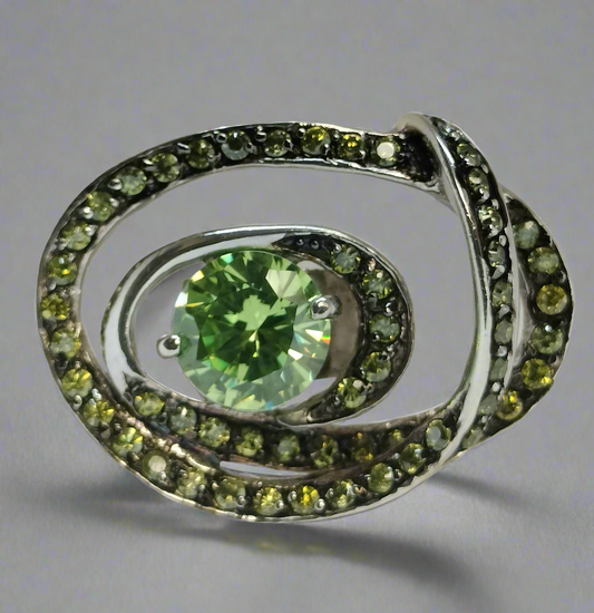 Sterling Silver Cubic Zirconia Ring