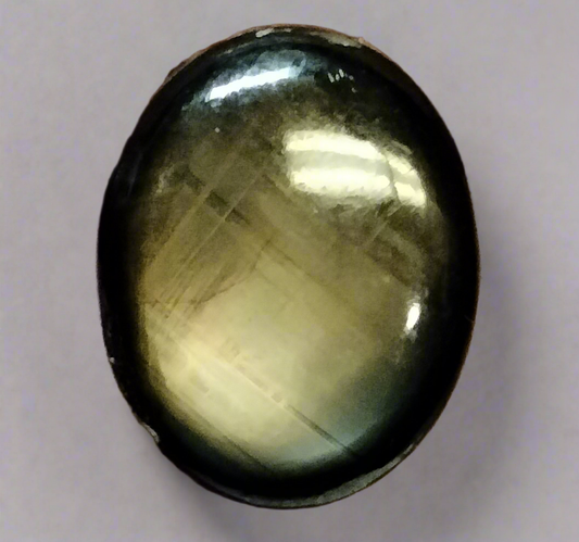5.53 Carat Black Star Sapphire Gemstone