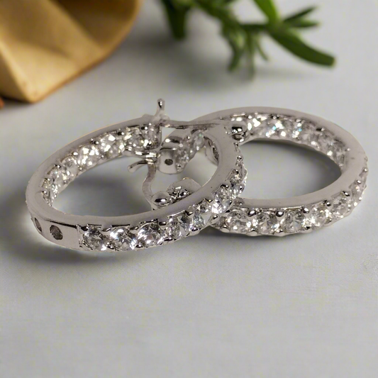 Sterling Silver Cubic Zirconia Earrings