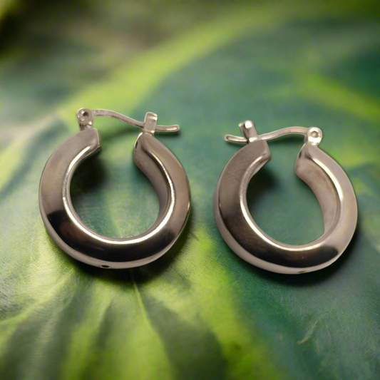 Sterling Silver Hoop Earrings