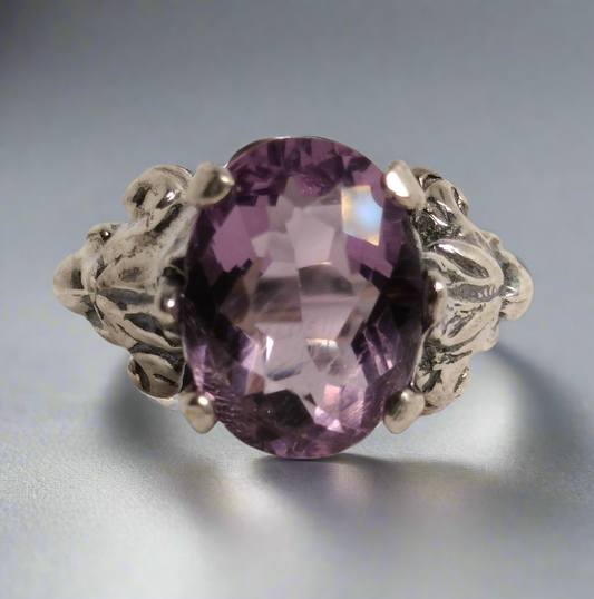 Sterling Silver Amethyst Ring