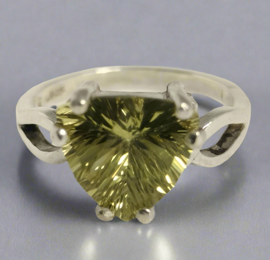 Sterling Silver Lemon Quartz Ring