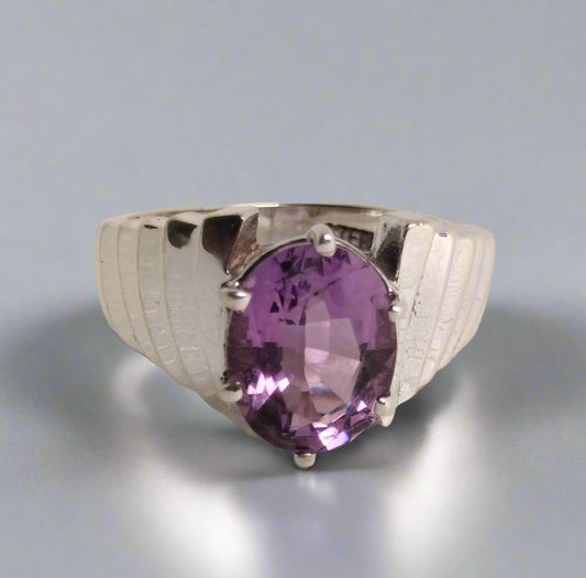 Sterling Silver Amethyst Ring