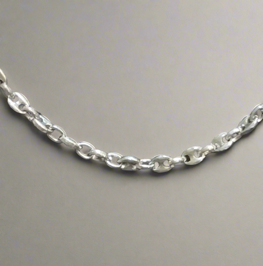 Sterling Silver Gucci Link Chain