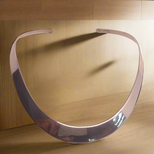 Sterling Silver Cuff Necklace