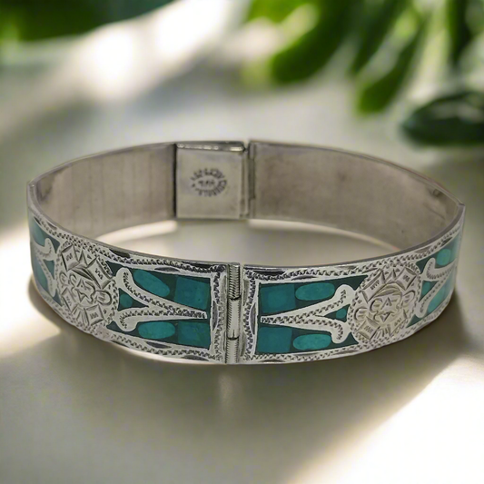 Sterling Silver Turquoise Bracelet