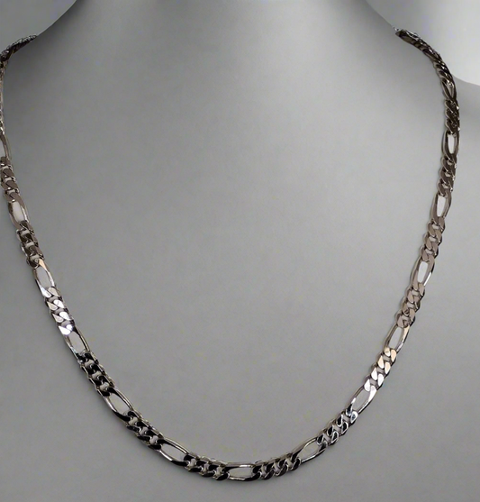Sterling Silver Figaro Necklace