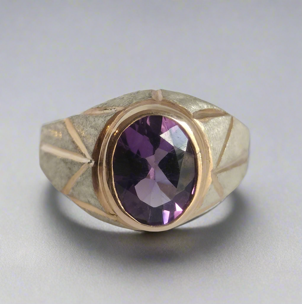 Sterling Silver Amethyst Ring