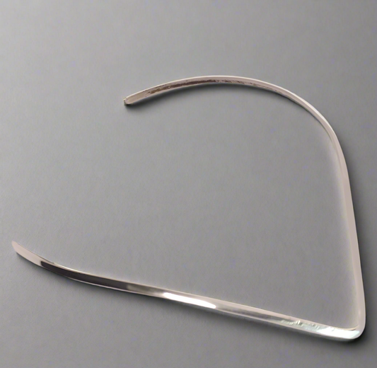 Sterling Silver V Necklace