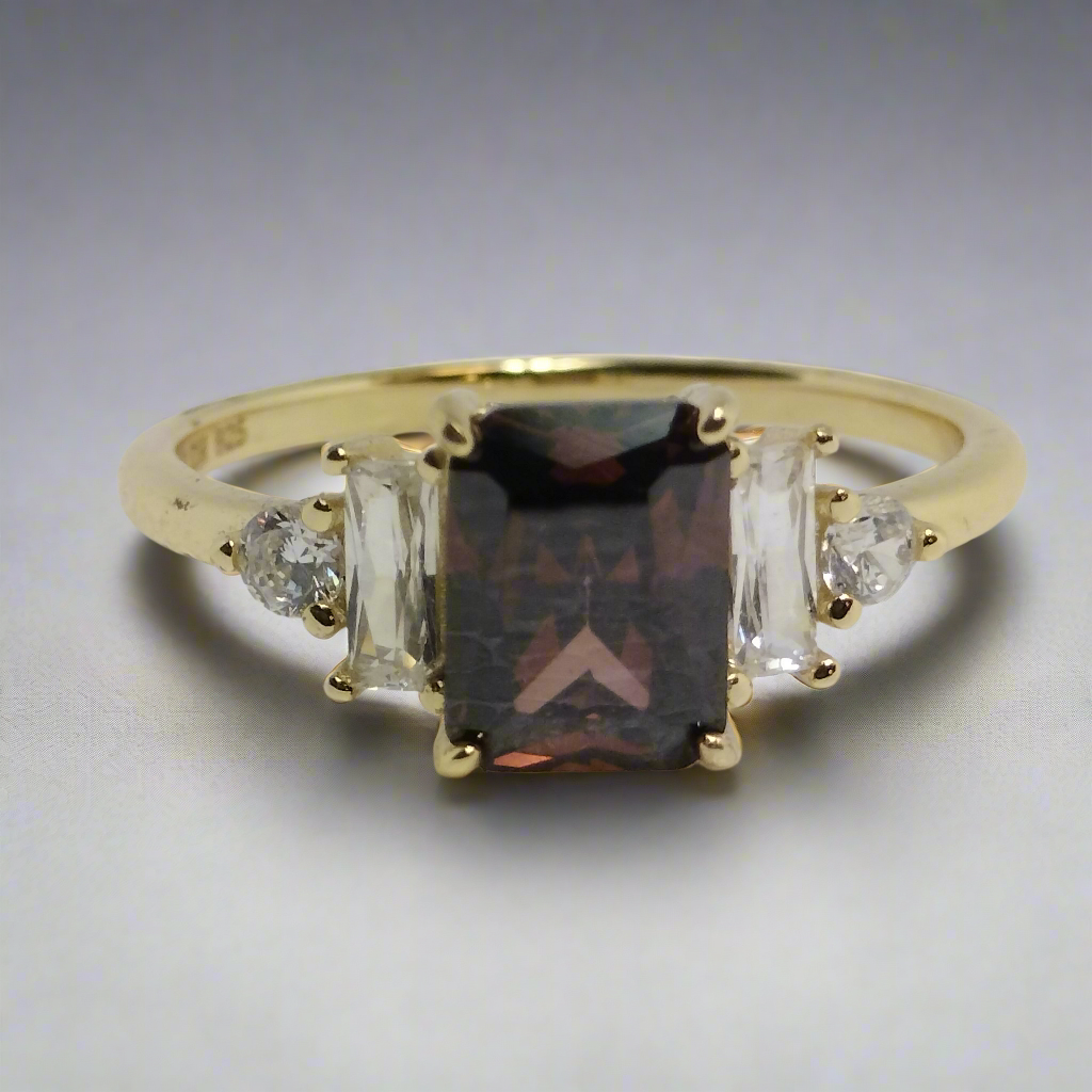 Sterling Silver Cubic Zirconia Ring