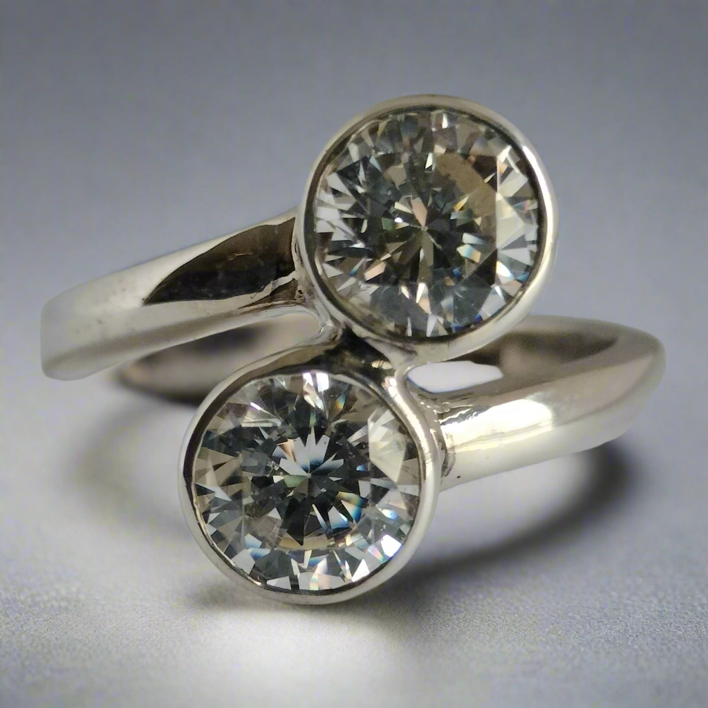 Sterling Silver Cubic Zirconia Ring