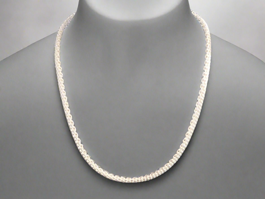 Sterling Silver Bismarck Necklace