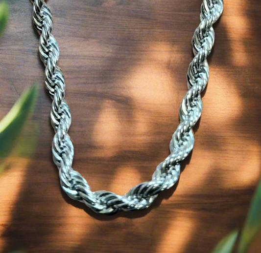 Sterling Silver Rope Chain