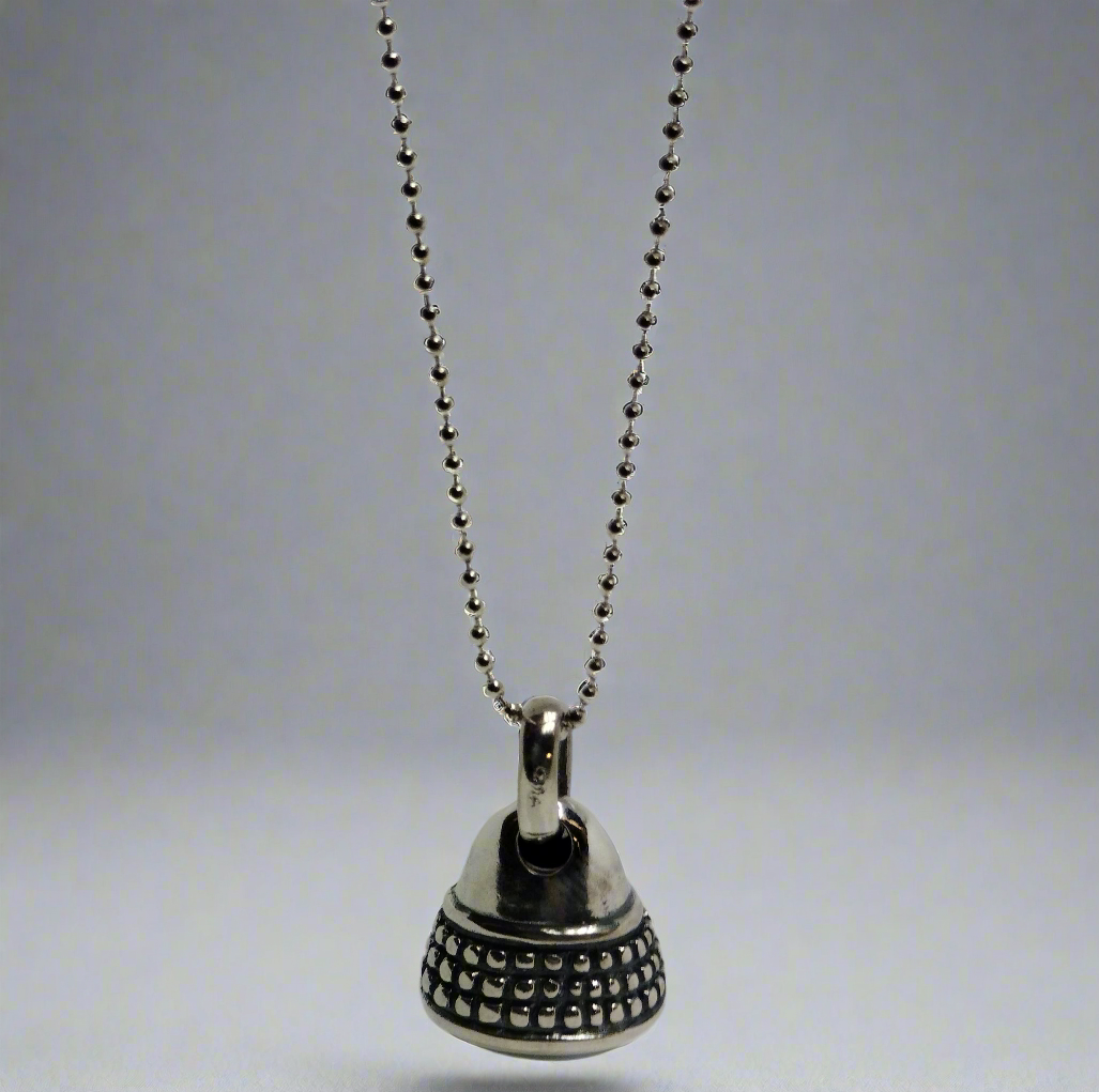 Sterling Silver Hematite Pendant and Chain