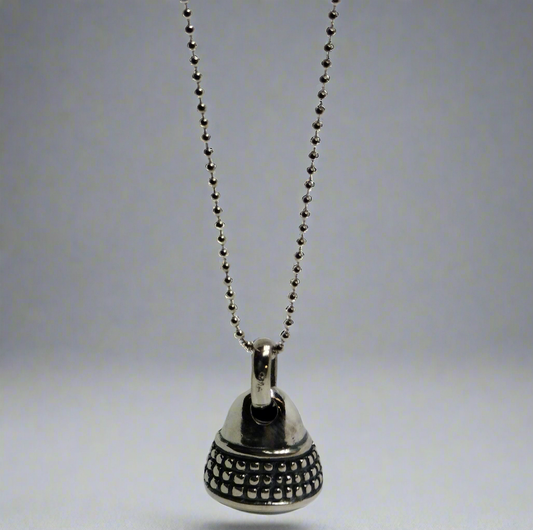 Sterling Silver Hematite Pendant and Chain
