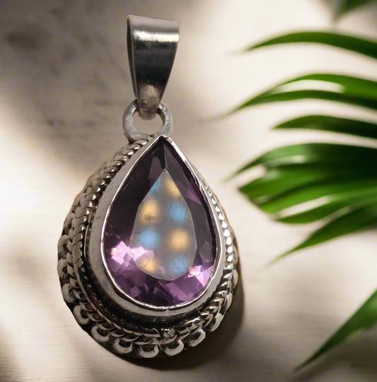 Sterling Silver Amethyst Pendant