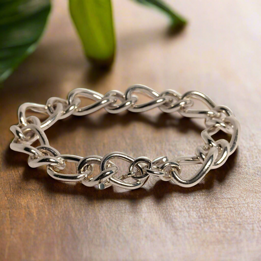Sterling Silver Curb Bracelet