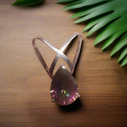Sterling Silver Mystic Topaz Pendant