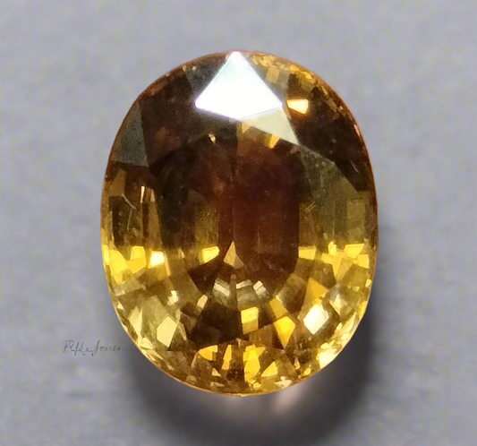 4.68 Carat Golden Zircon