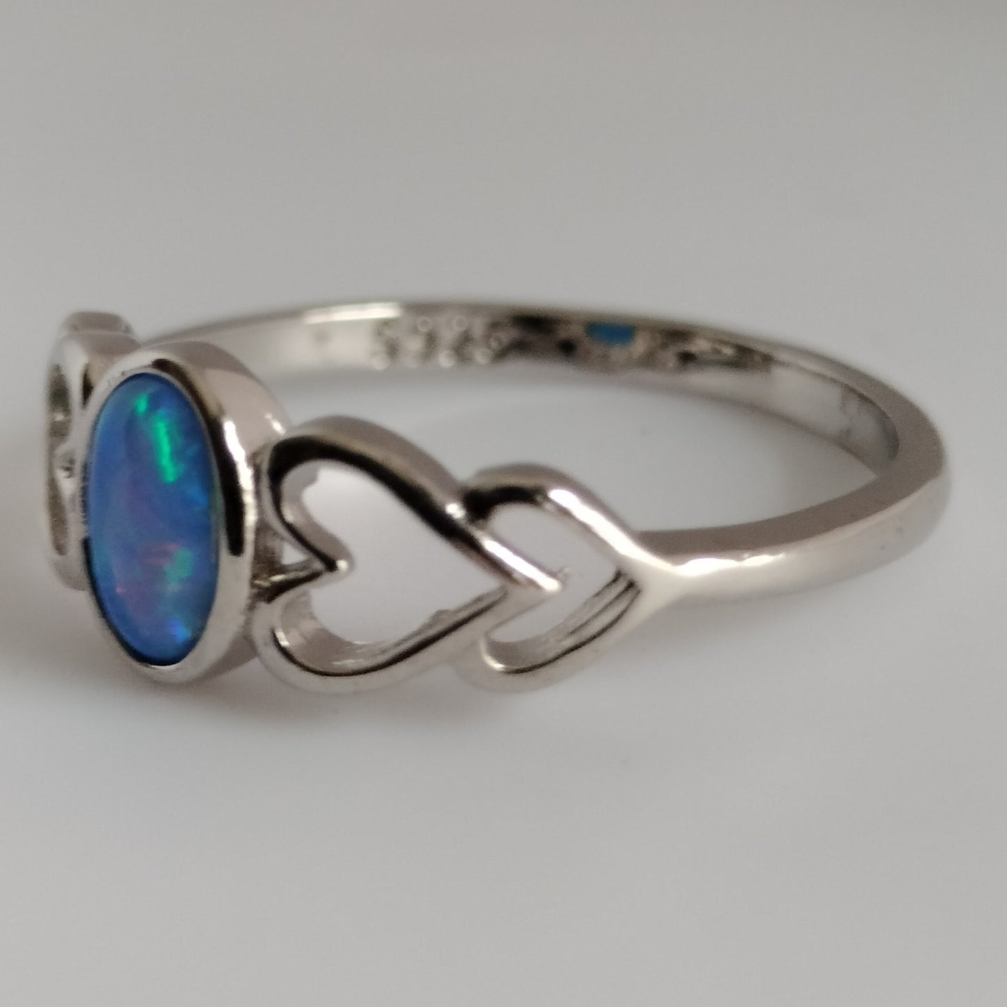 Sterling Silver Opal Ring