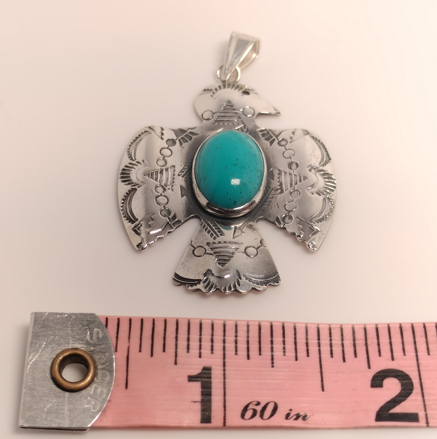 Sterling Silver Turquoise Pendant