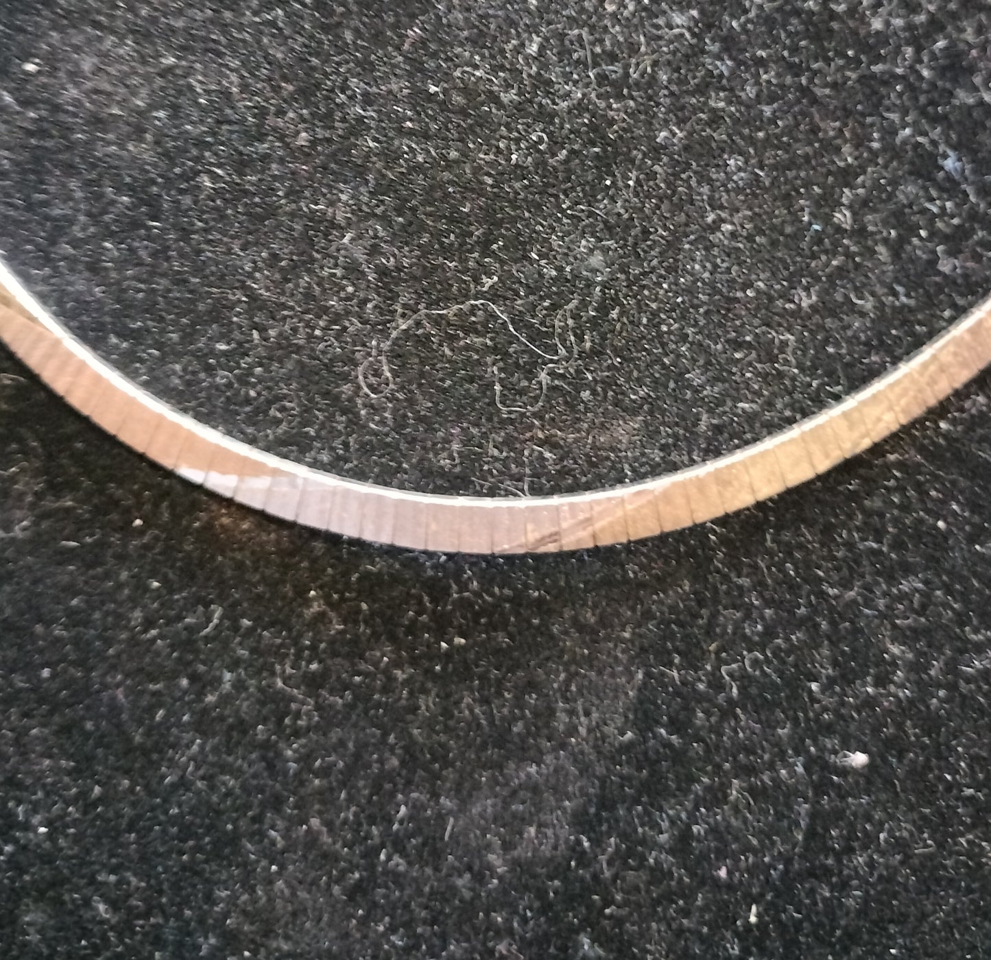 Sterling Silver Tricolor Omega Necklace