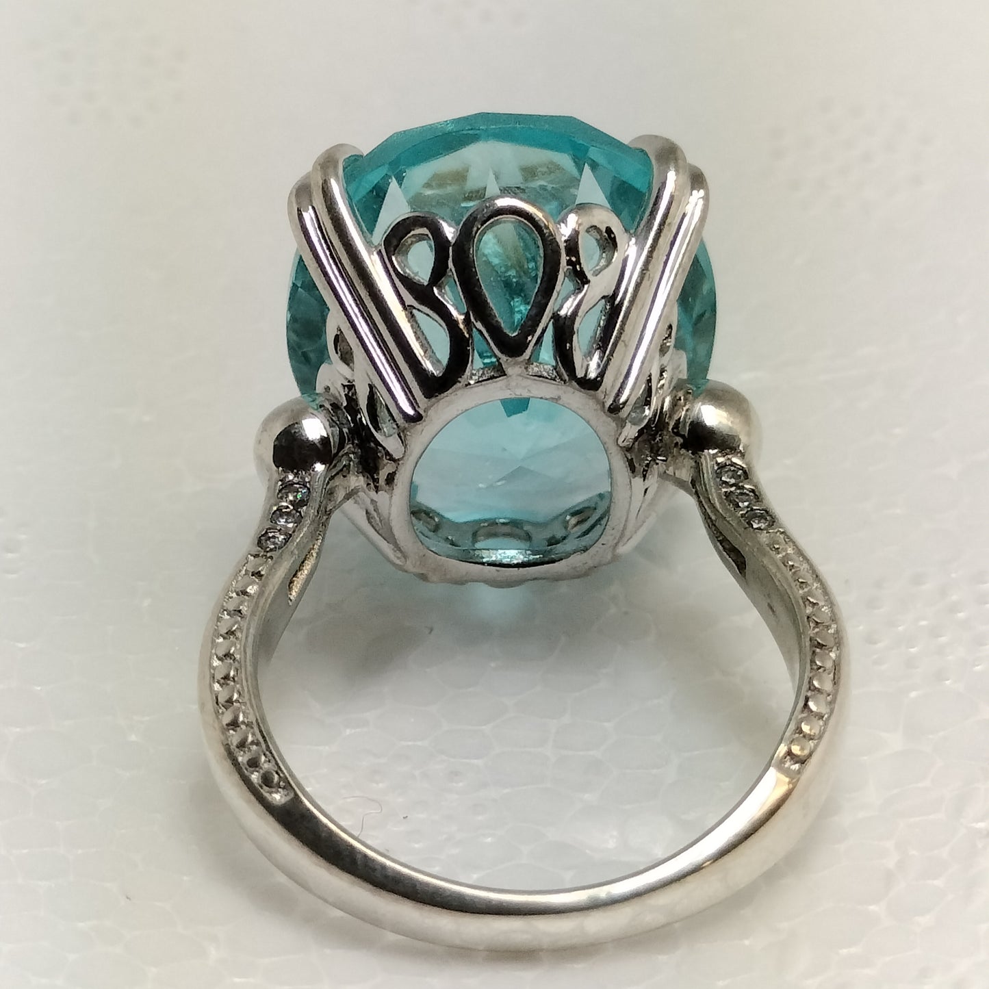 Sterling Silver Topaz Ring