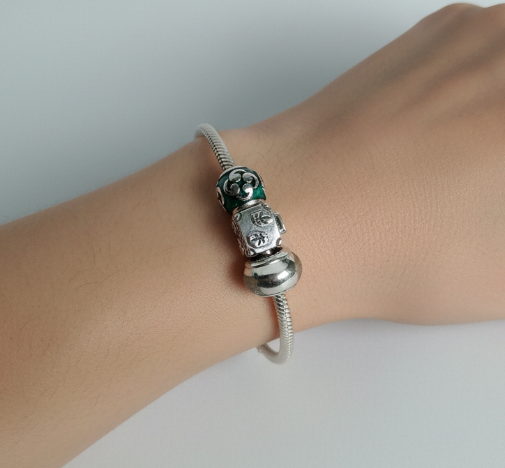 Sterling Silver Pandora Bead Bracelet