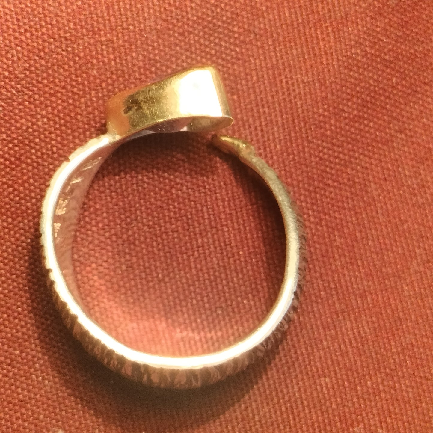 Sterling Silver and 14k Gold Tanzanite Ring
