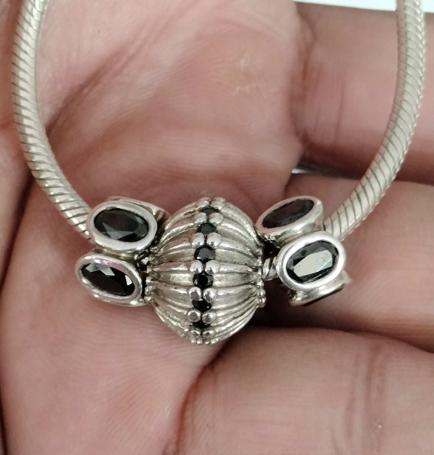 Sterling Silver Pandora Bead Necklace