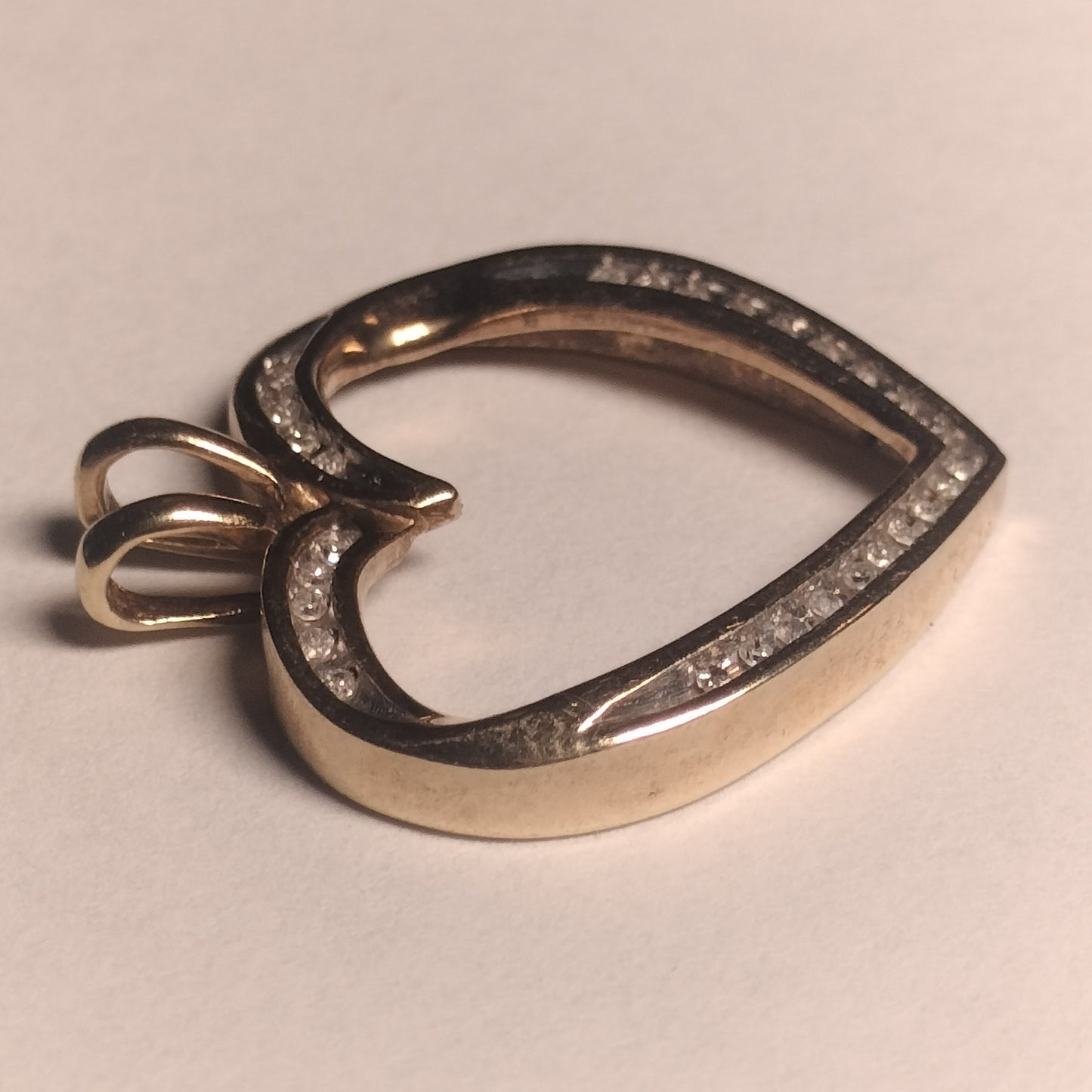 Sterling Silver Diamond Pendant