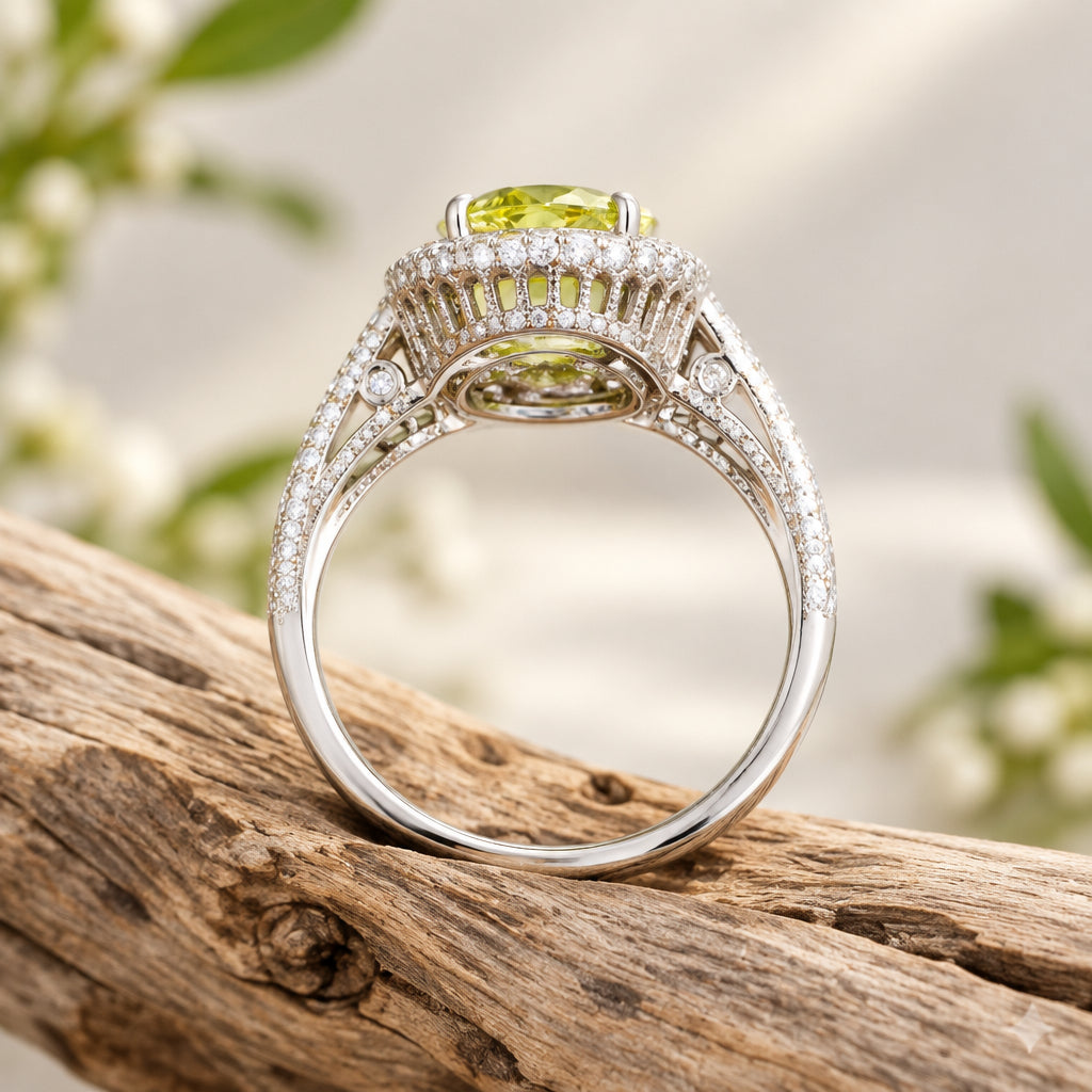 Sterling Silver Sphene Ring