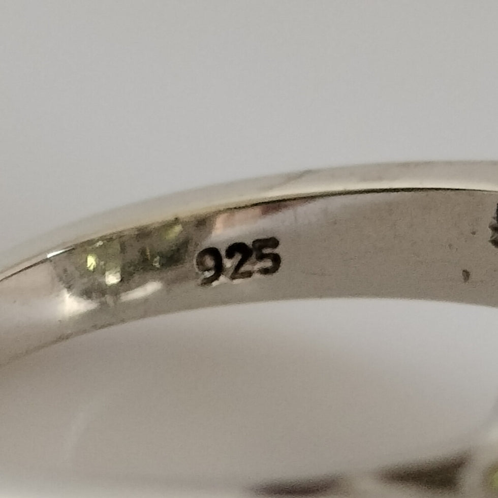 Sterling Silver Peridot Ring